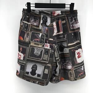 Jordan Kids' Brooklyn Printed Fleece Shorts Graphic MJ Size XL